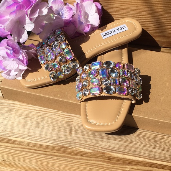 💕HP💎Steve Maddens Beautiful Crystal Stone Sli - Picture 11 of 16